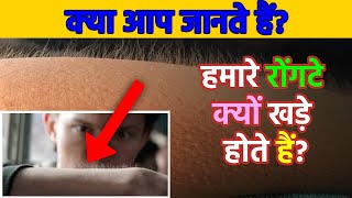 रोंगटे क्यों खड़े होते हैं | Why Do We Have Goosebumps | Hume Goosebumps Kyu Aate Hai | EfactiveFacts
