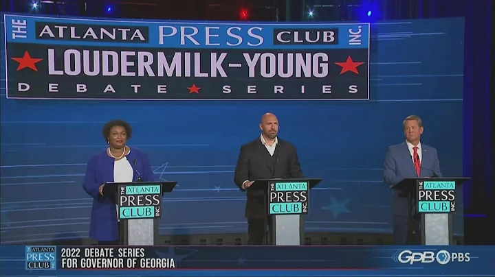 Stacey Abrams, Brian Kemp debate | Courtesy of Atl...