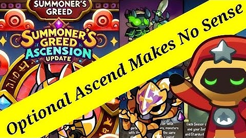 Why Optional Ascend doesn