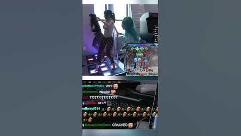 Emiru playing DDR is a CHEAT CODE #twitch #emiru #shorts