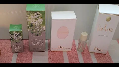 Ландышевое мыло и духи с ландышем.