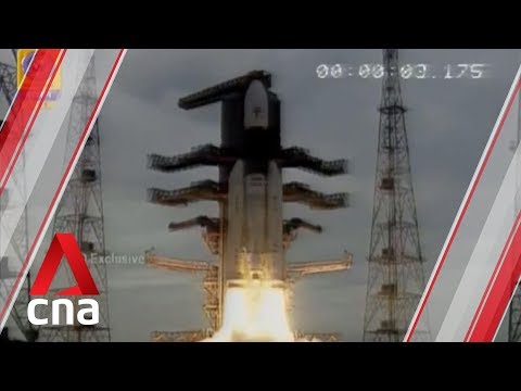 India launches spacecraft on Moon-landing mission