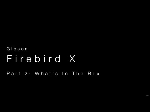 Gibson Firebird X - What's in the Box  •  Wildwood Guitars Overview (Part 2 of 10)