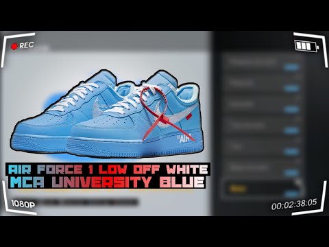 How To Make Nike Air Force 1 Low Off White Mca University Blue In Nba 2k21 Shoe Creator Youtube How To Make Nike Air Force 1 Low Off White Mca University Blue In Nba 2k21 Shoe Creator Youtube