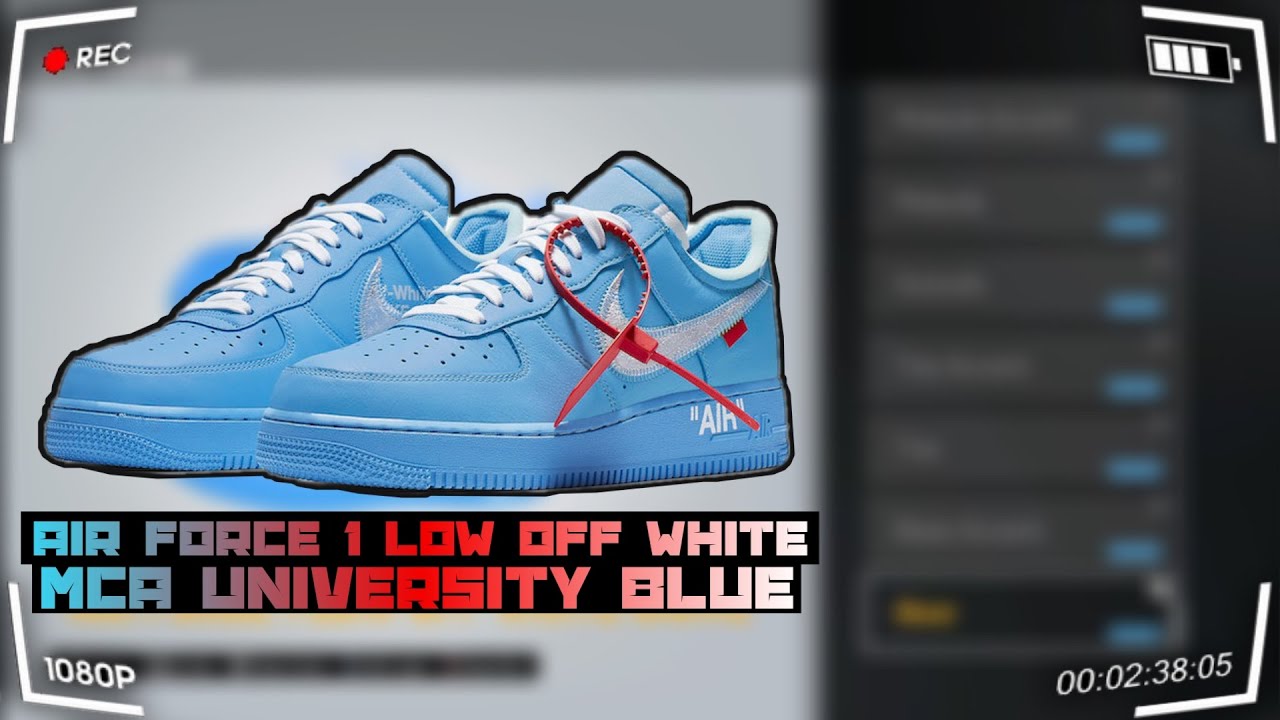 Nike Air Force 1 Low Off-White MCA University Blue - Best Ua Sneaker  Website Shop