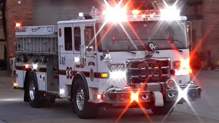 Kentland Volunteer Fire Department Engine 332 Responding Code 3 