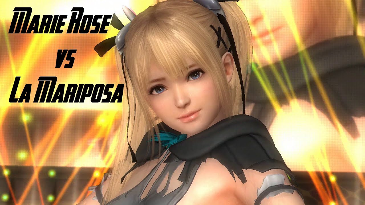 Dead or Alive 5 Last Round Marie Rose vs La Mariposa (Tamiki Wakaki ...