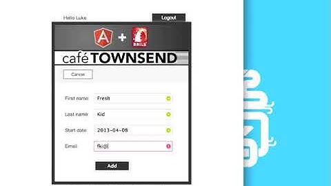 Basic CRUD application built with AngularJS and Rails