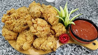 طريقة عمل دجاج كنتاكى بالتتبيلة السرية والقرمشة الخطيرة Kentucky Fried Chicken #مطبخ_وأفكار_سونا