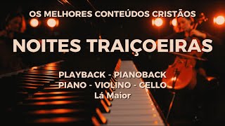 Noites Traiçoeiras - Lá Maior - PianoBack - Playback  Piano e Violino - #playback #pianobackingtrack