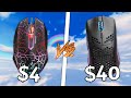 $4 Mouse vs $40 Mouse - Minecraft Bedwars