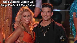 Good Seasons: Season 22 Paige VanZant & Mark Ballas
