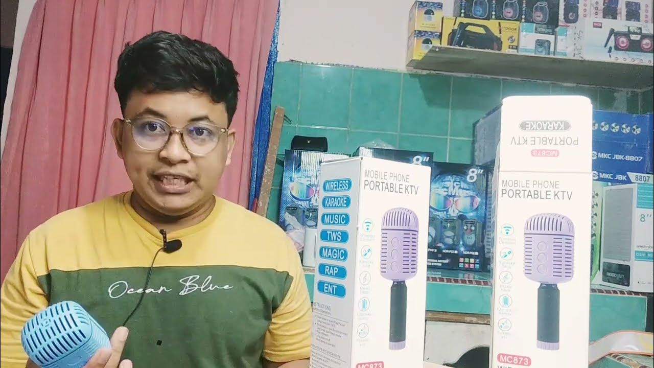 MIC KARAOKE BLUETOOTH SPEAKER MC873 Wireless microphone speaker