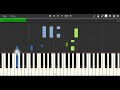 Иисус,мой спаситель: Jesus, my Saviour: Piano Tutorial: Synthesia