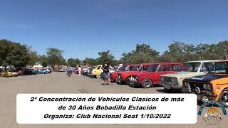 2ª Concentración de Vehículos Clásicos de más de 30 años en Bobadilla Estación 1/10/2022