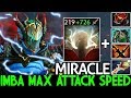 MIRACLE [Sven] Unreal Damage Max Attack Speed Crazy Gameplay 7.25 Dota 2