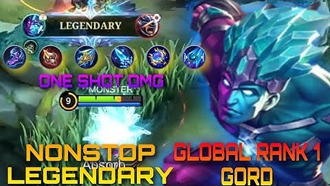 LEGEND OF MLBB || 17 KILLS || GLOBAL TOP GORD || BEST BUILD AND EMBLEM || #mlbb #gaming #gameplay