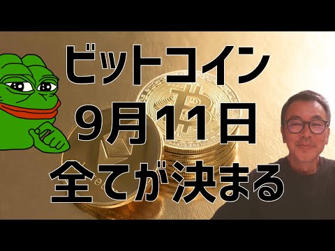 🚨9月11日はビットコインにとって大事な日🚨ビットコイン・イーサリアム📈分析とドルインデックス解説🔥