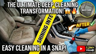 This Car Interior Was So Filthy, It Shocked Me!#cardetailing #interiorcleaner 