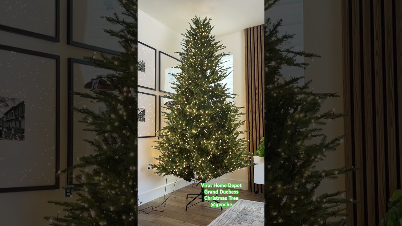 Viral  Home depot Grand Duchess Christmas Tree