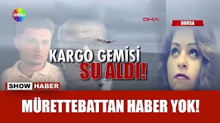 Marmara Denizi'nde kargo gemisi battı! Resimi