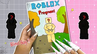 [🐾paper diy🐾] Roblox Pregnant 로블록스 Blind Bag Rich vs Poor 블라인드백 | ASMR DIY Paper