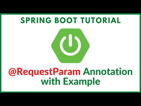 Video: Vad är @RequestParam i springboot?