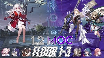 CLARA IS ONLINE! [1.2] Memory of Chaos Floor 1-3 Clear | Honkai Star Rail