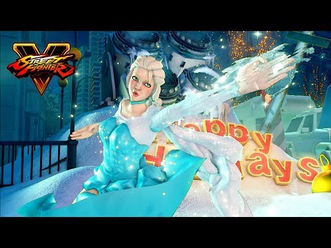 Video: Street Fighter 5: S Nya Kolin-kostym Låter Henne Cosplay Som Elsa Från Frozen