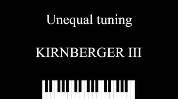 Unequal temperament - Kirnberger III - major triads of circle of fifths