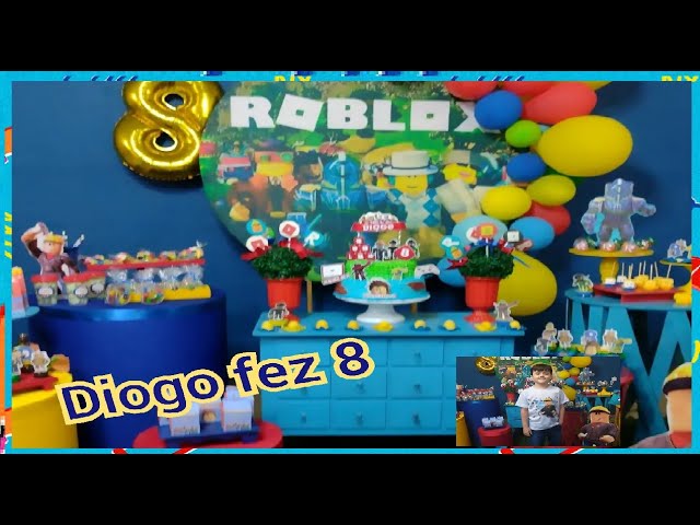 IDEIAS PARA FESTA ROBLOX 