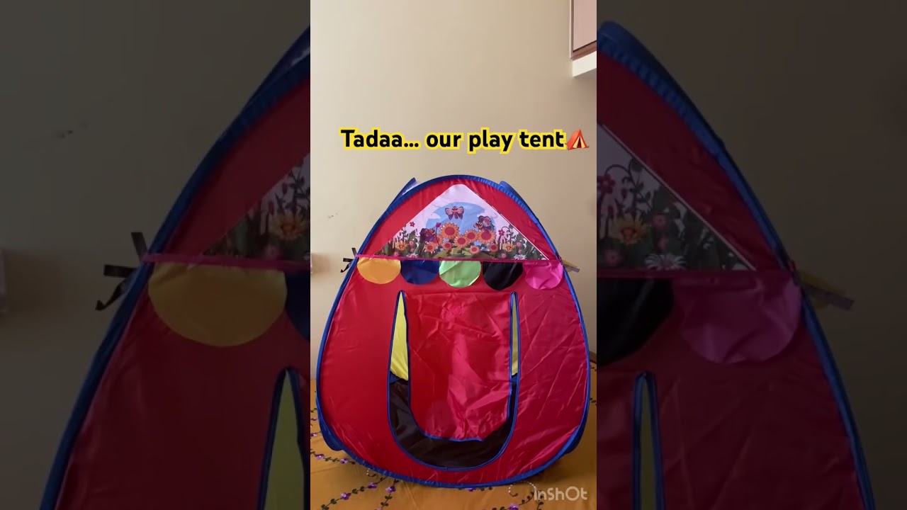 Amazon great finds! An easy to assemble foldable play tent for kids room. 💖 