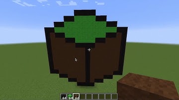How to build a grass block pixel art.