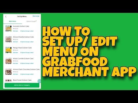 Grabfood | How To Set Up / Edit Menu On Grabfood Merchant App (TAGALOG) | Chef MTB