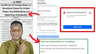 How to Fill and Submit Tax information for Facebook - Get APPROVED Easily !