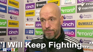 Erik Ten Hag Post Match Interview Crystal Palace 4 vs 0 Manchester United 06/05/2024