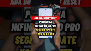 FIX BUG FACTORY RESET INFINIX GT 30 PRO? 🔥 #shorts