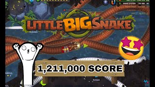 1,000,000 score Little Big Snake 🐍🪲🪲🍃🍃🍃LBS ONE MILLION