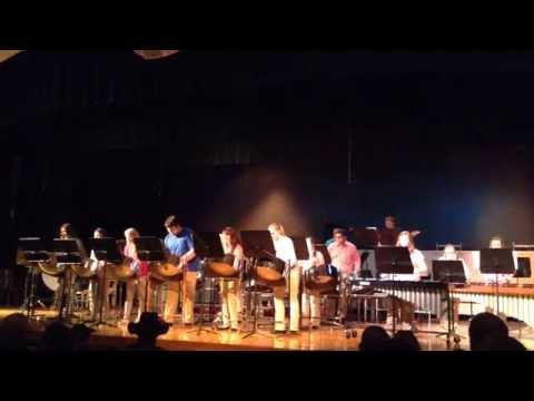 Roscommon High School's Steel Band -Steel Syndicate- Performs 86753o9 (Jenny)