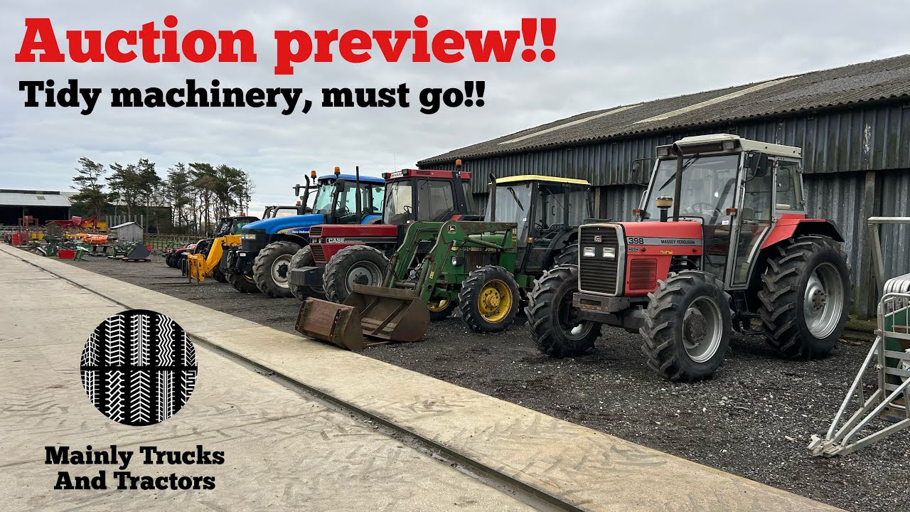 Предстоящий аукцион сельскохозяйственной техники в Восточном Йоркшире… Осмотр в день предваритель...