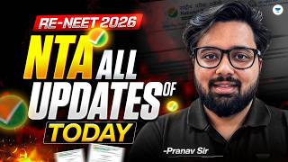 RE-NEET 2026 NTA Latest Update Official News, Admit Card, Exam Date & Announcements | Pranav Sir