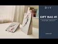 Easy to do small paper gift bag | 5 minutes craft | DIY