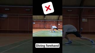 Badminton - Diving dos and don&#39;t