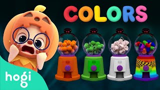 learn colors with colorful monster candy shop halloween colors scary rhymespinkfong hogi