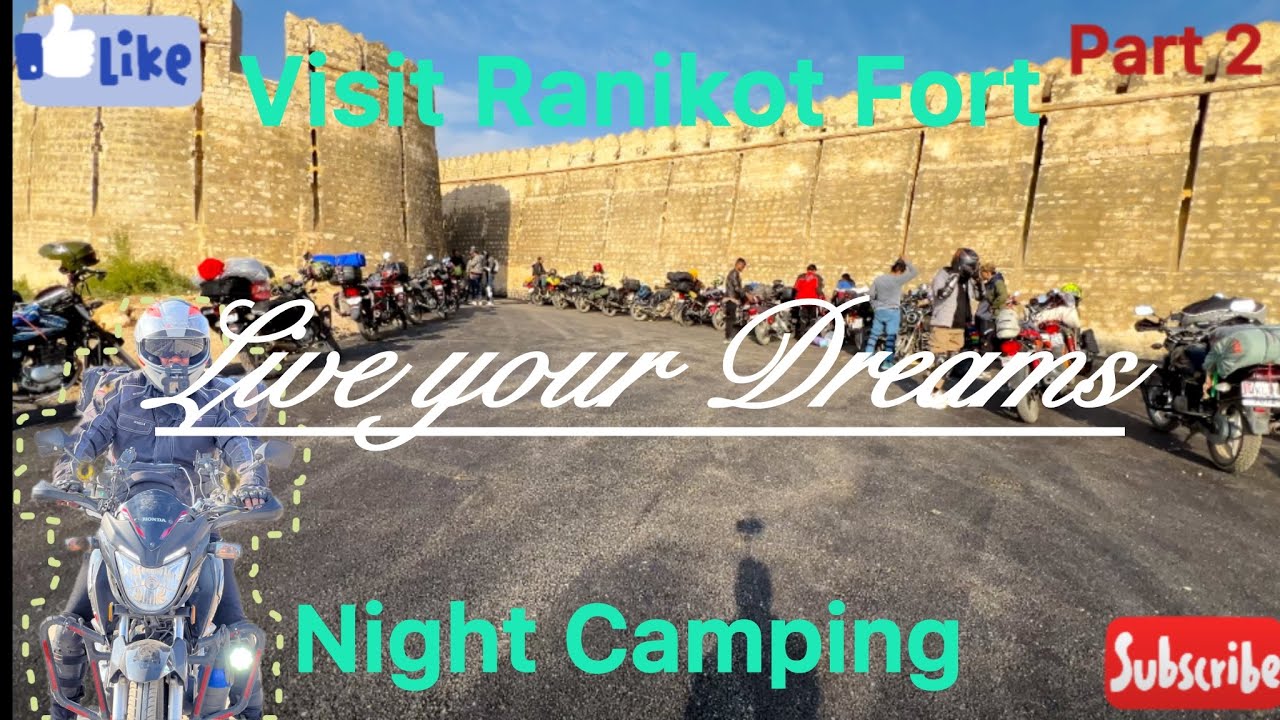 Visit to Ranikot Fort// Motovlog with family// Night Camping Part 2