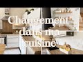 Du changement dans ma cuisine  je refais ladhsif effet bois  effet carreaux