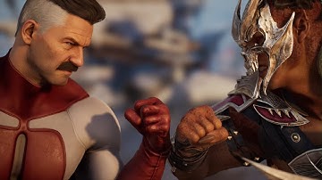 Mortal Kombat 1 - Omni-Man vs General Shao | All Intro/Interaction Dialogues