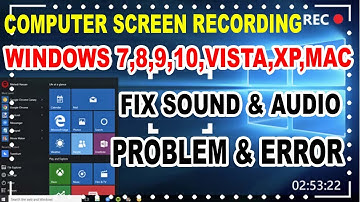how to fix audio & voice recording problem while Screen Recording on Desktop,Computer,Laptop