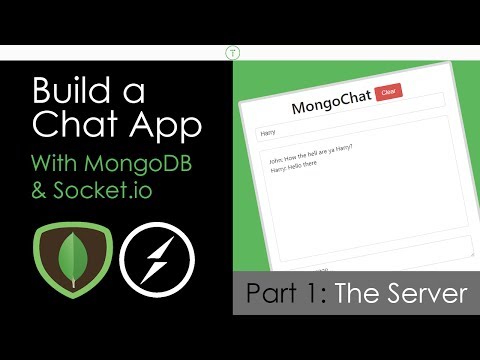 Build a Chat App With MongoDB & Socket.io [Part 1]