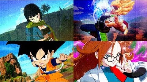 Modded Goku Bardock Android 21 and Mai Dragon Ball Sparking Zero.